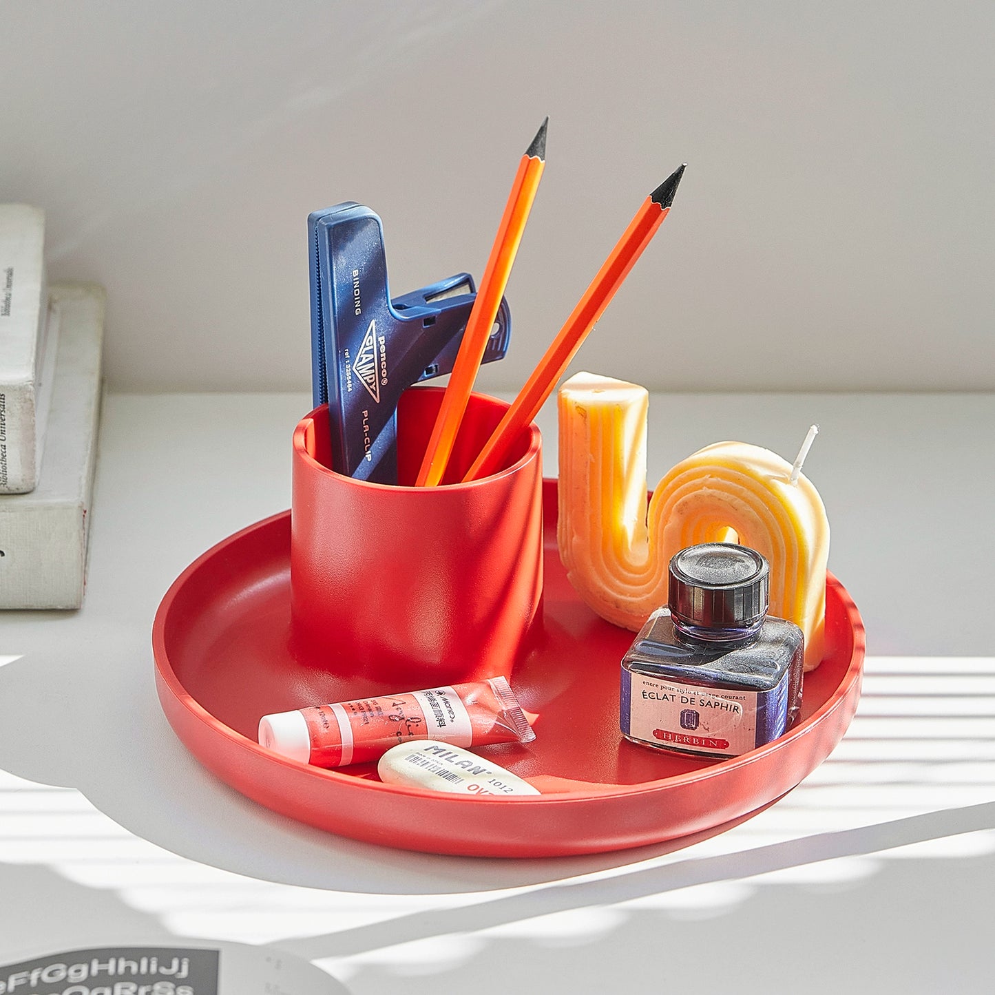 Desktop Storage Tray Büro Kleinigkeiten Lagerung Box Designer Einfache Ins Wind Aromatherapie Tablett 