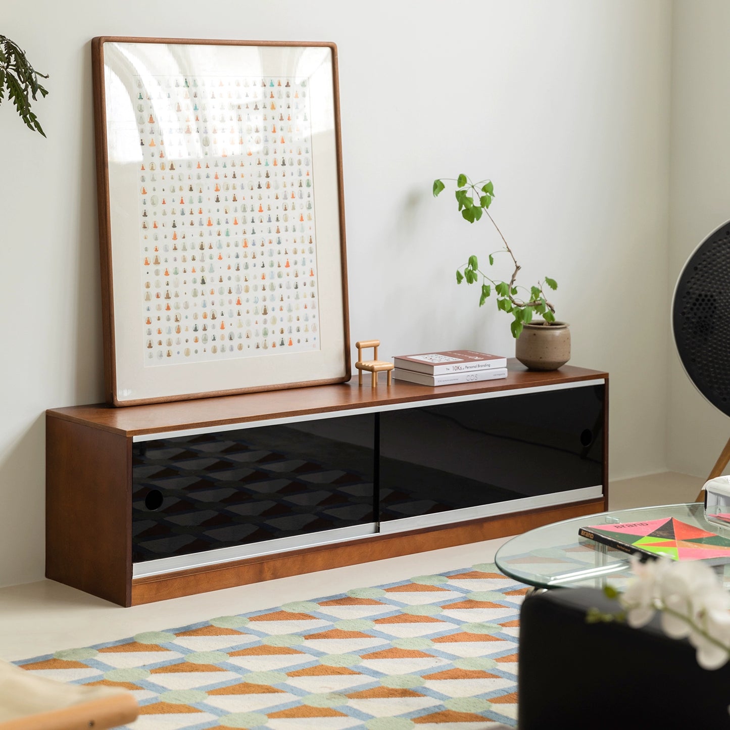 Mittelalterlicher Massivholz-TV-Schrank Wohnzimmer Home Creative Storage Locker Ocean Board Nachttisch 