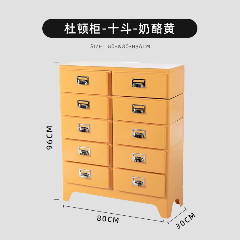 Kommode im japanischen Stil, Retro-Sofa-Seitenschrank, nordischer Stil, kreative Schlafzimmerschublade, Nachttisch 