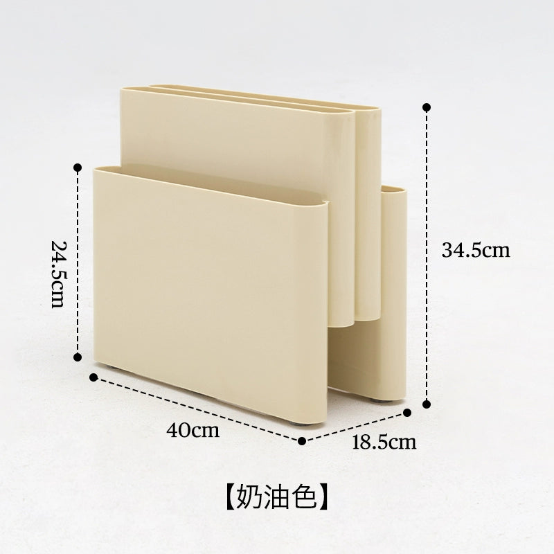 Mittelalterlicher Zeitschriftenständer Internet-Prominente Ins Wind kleines Bücherregal Koreanischer Blogger mit dem gleichen Retro-Dekorationsbücherregal 