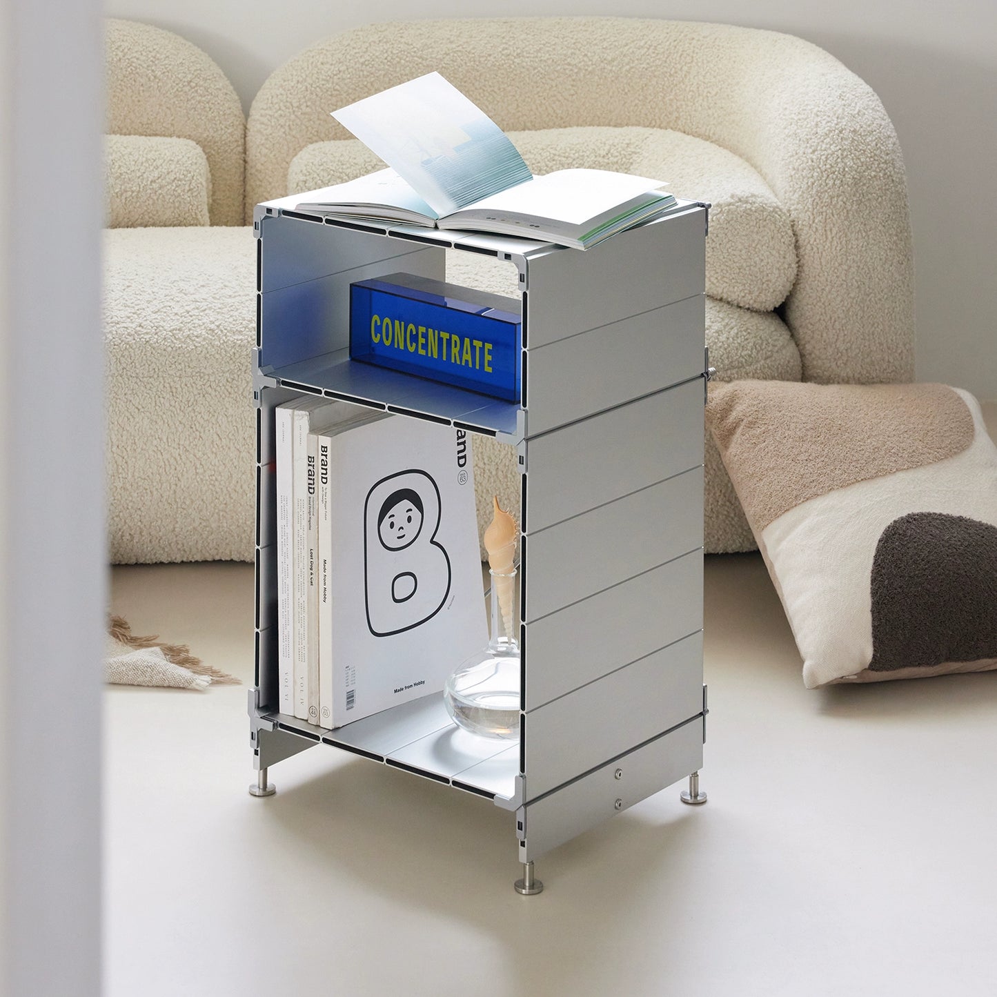 Koreanische Ins Wind Nachttisch Display Rack Fahrrad Lagerung Schrank Modul Kombination Dining Side Schrank Lagerung Metall Moderne 