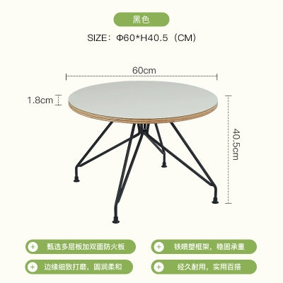 Quadratischer Tisch, niedriger Tisch, Ins-Stil, für Haushalt und Wohnzimmer, minimalistischer quadratischer Couchtisch, kleine Wohnung, mittelalterlicher Sofa-Beistelltisch 