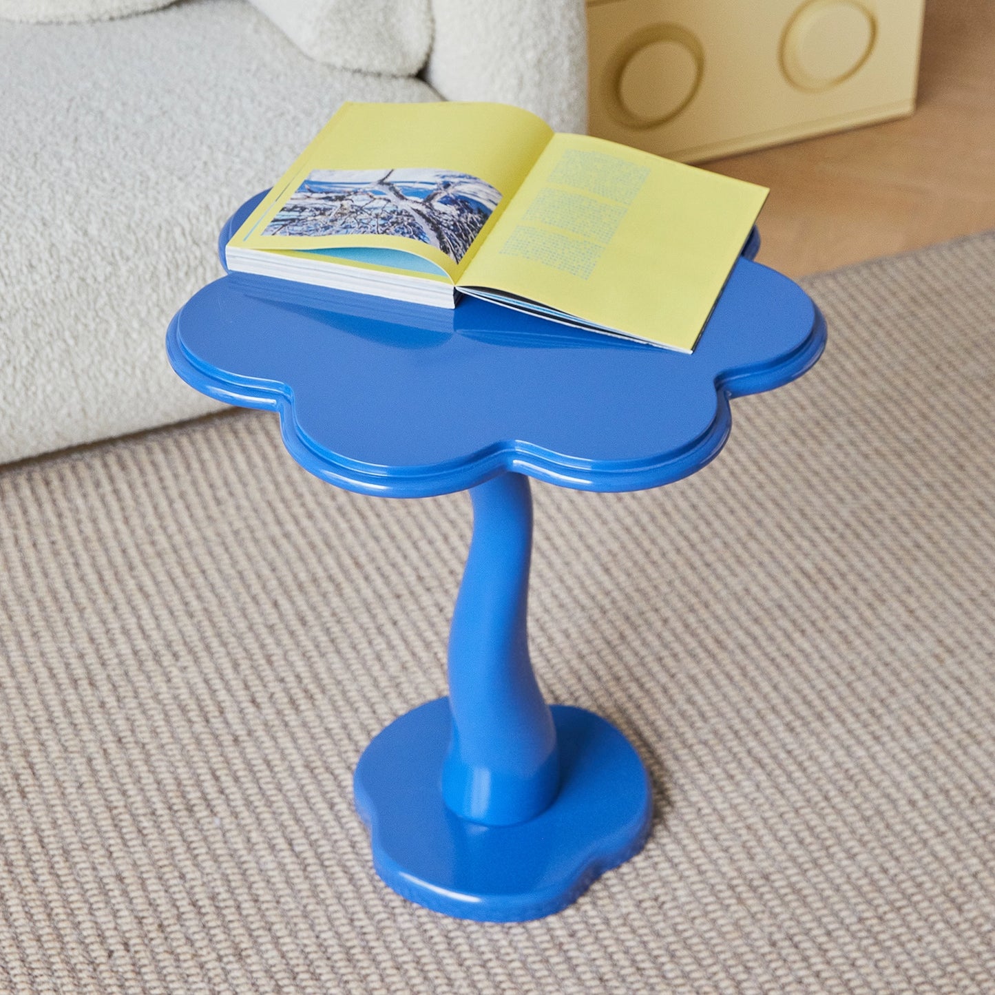 Blütenblatt Couchtisch Französisch Retro Sofa Beistelltisch Wohnzimmer kreative leichte Luxus kleine Tisch Ecktisch künstlerischen Sinn 