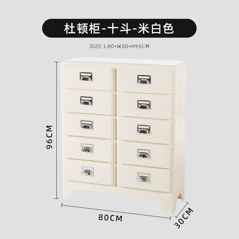 Kommode im japanischen Stil, Retro-Sofa-Seitenschrank, nordischer Stil, kreative Schlafzimmerschublade, Nachttisch 