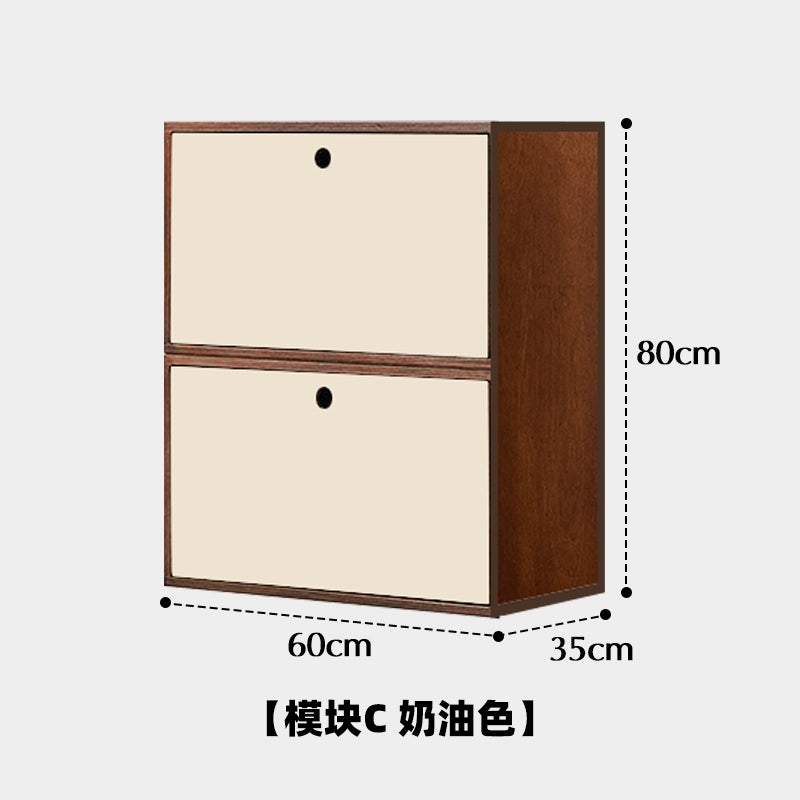 Mittelalterlicher Massivholz-Aufbewahrungsschrank Home Designer Aufbewahrung Esszimmer-Seitenschrank Ocean Board Wohnzimmer-Aufbewahrungstruhe 