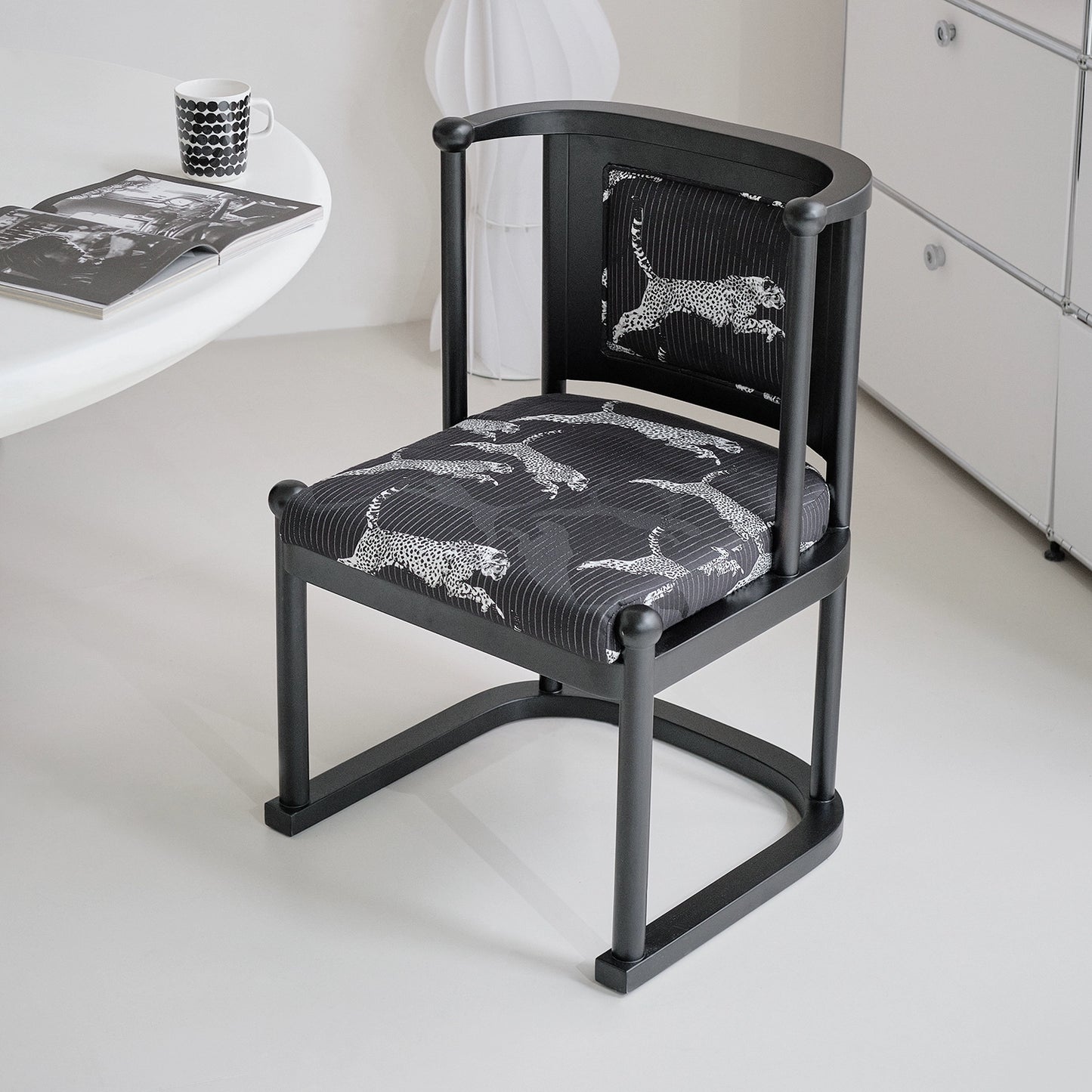 Leopard Leopard Stuhl Designer Massivholz Esszimmerstuhl Französisch mittelalterlichen Esstisch Stuhl Sessel Home High Sense 