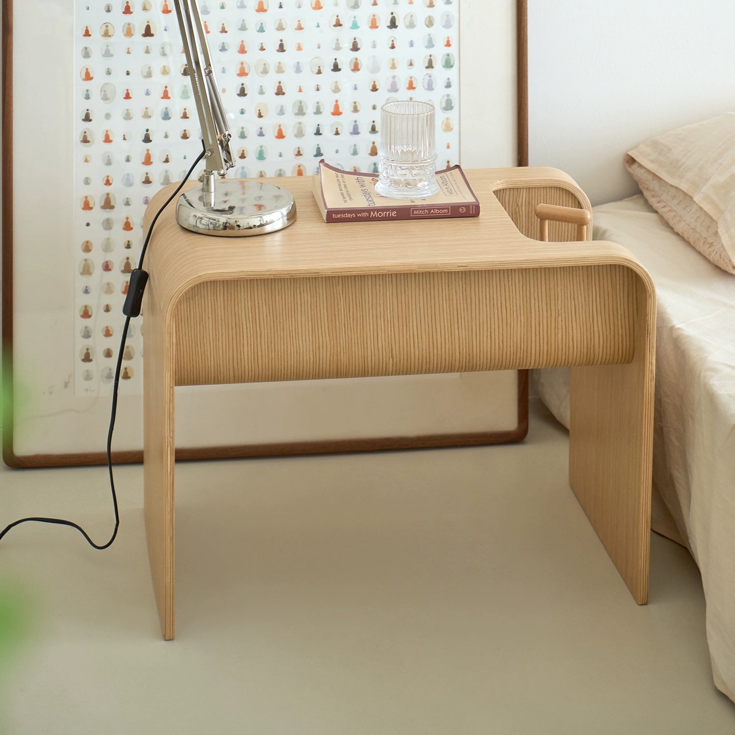 Mittelalterliche Log Wind Sofa Seite Mehrere Schlafzimmer Nachttisch Mini Kleiner Tisch High-End Kreative Rack 