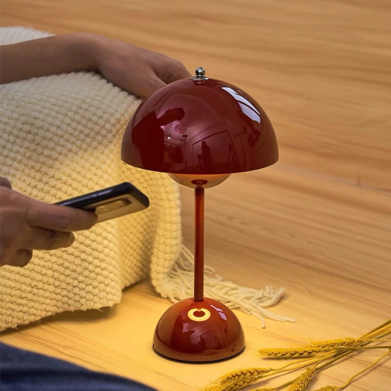 Dänische dekorative Tischlampe Nordic einfache Retro Ins Beliebte Nachttischlampe Ins mittelalterliche Knospen-Umgebungslampe 