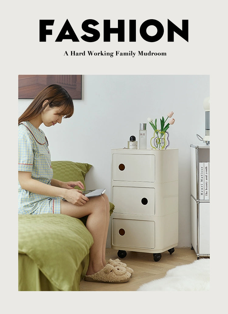 Beweglicher Nachttisch Einfacher mittelalterlicher Lagerschrank Ins Popularins Windregal Kleine Wohnung Seitenschrank 