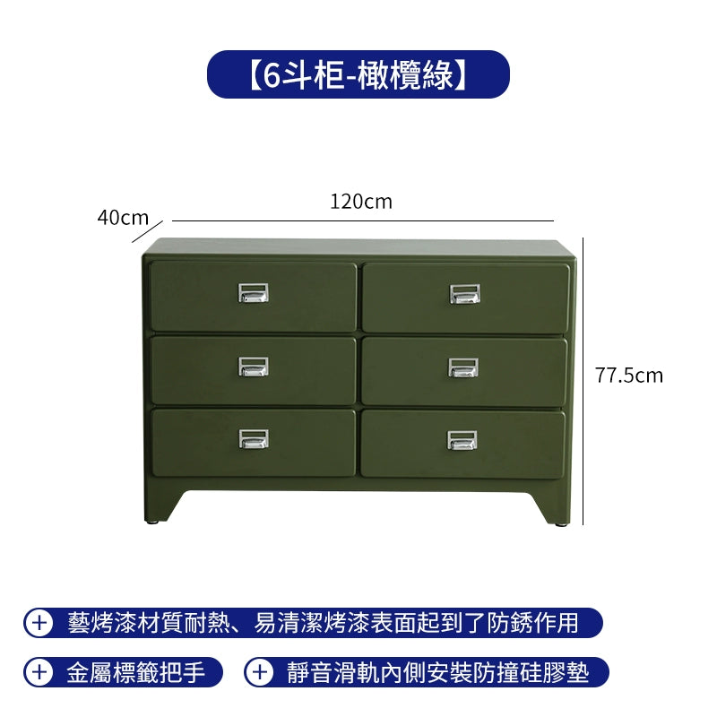 Metallschubladen, Kommodenschränke, Schlafzimmer an der Wand, Nachttische, mittelalterlicher Industriestil, Wohnzimmeraufbewahrung 