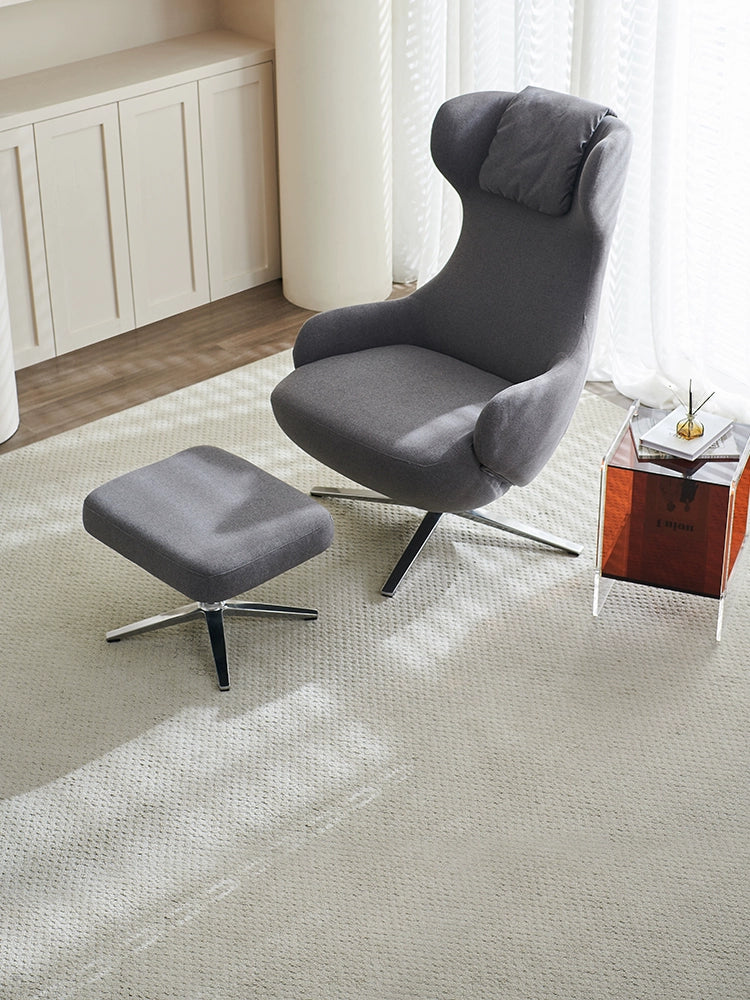 Italian Minimalist Single Sofa Chair Modern Minimalist Living Room Bedroom Designer Snail Chair Rotating Single Chair Tiger Chair