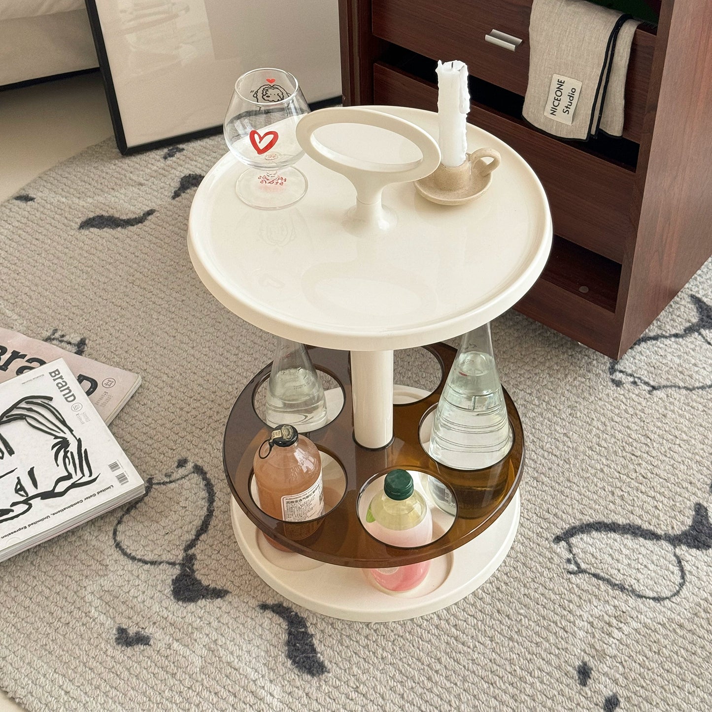 Hand Seite Paar Kreative Kleine Wohnung Kaffee Tisch Nordic Einfache Sofa Ins Beliebte Kleine Tisch Rack 