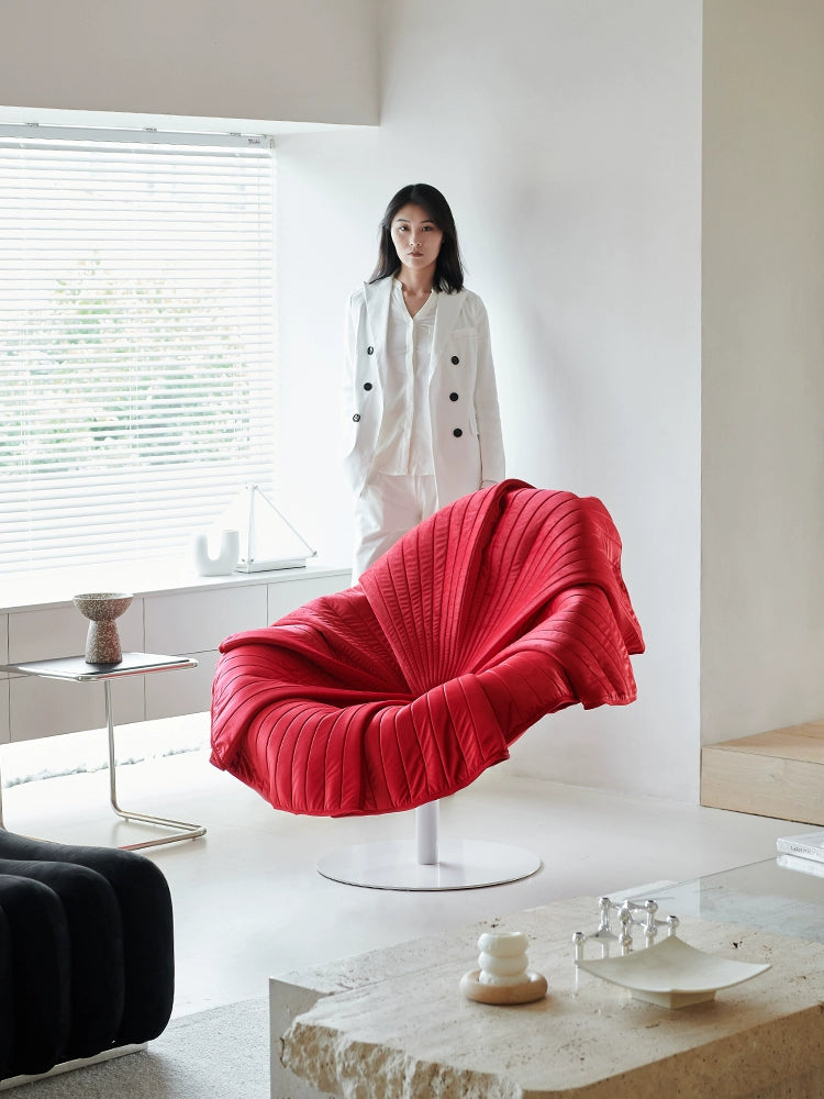 Bloom Petal Chair Modern Simple Designer Single Chair Creative Art Reclining Chair Home Living Room Single Sofa Chair