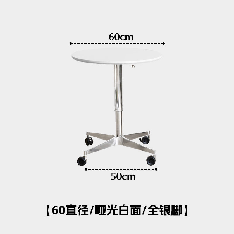 Heben retro kaffee tisch einfache kleine wohnung kaffee tisch kleine runde tisch abnehmbare büro computer tisch 