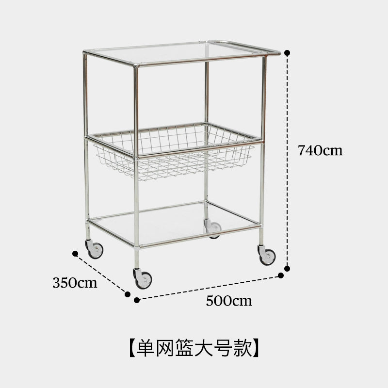Glaswagengestell Edelstahl mittelalterlicher Rand wenige Ins Wind Küchenablagekorb abnehmbar 