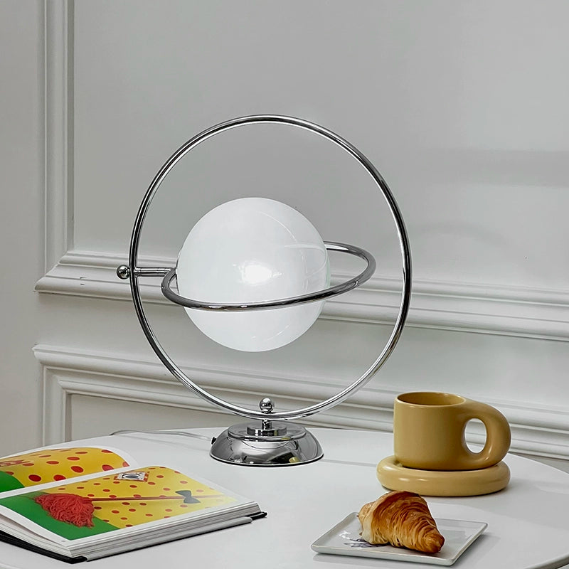 Einfache Planeten Schreibtischlampe Bauhaus Mondlampe Wohnzimmer Schlafsaal Schlafzimmer Umgebungslampe Dekorative Nachttischlampe 