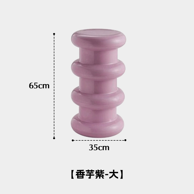 Kleiner Hocker aus Kunststoff, mittelalterlicher Schuhhocker, Designer, kreativer Couchtischhocker, robuster und langlebiger niedriger Hocker für den Haushalt 