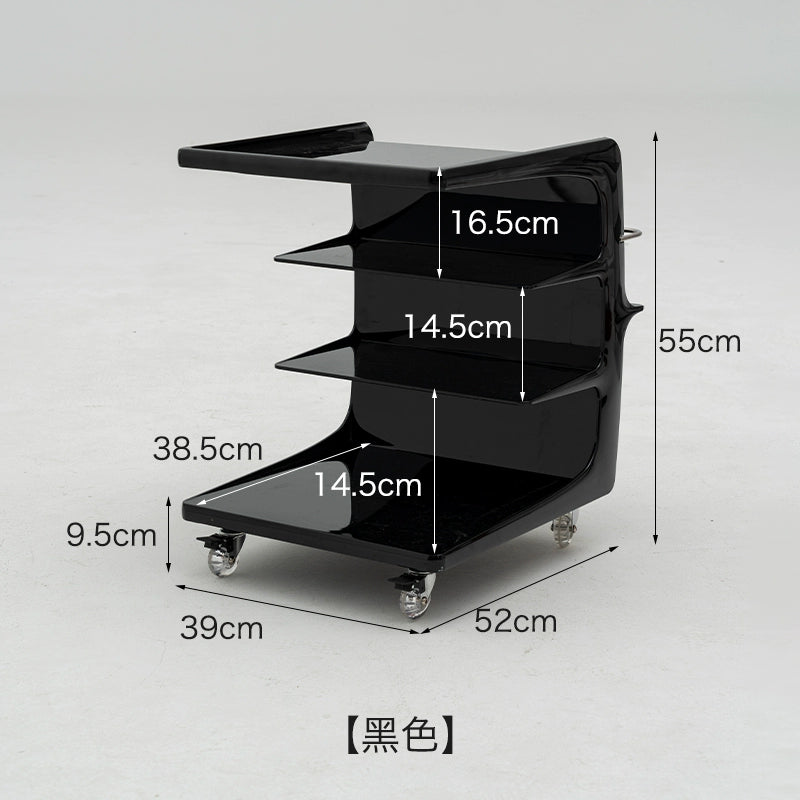 Wohnzimmerwagen Mobiles Regal Einfache Sofaseite Mehrere Internet-Berühmtheits-Speicher-Nachttisch 