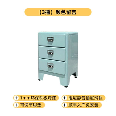 Umweltfreundliche glas Japanischen eisen schrank retro Ins PopularNordic hause schmiedeeisen metall dining side schrank figur locker 