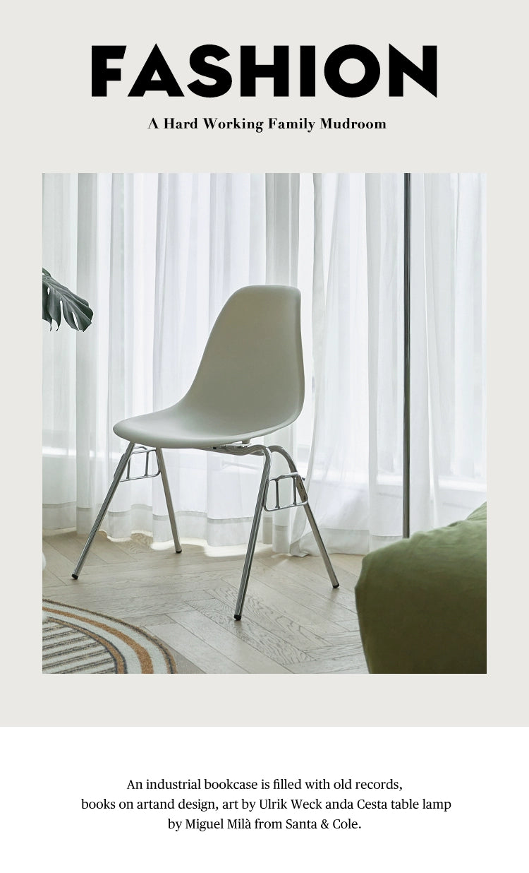 Eames Stuhl Mittelalterlicher Designer Esszimmerstuhl Ins Popularins Einfacher Stuhl mit Rückenlehne 