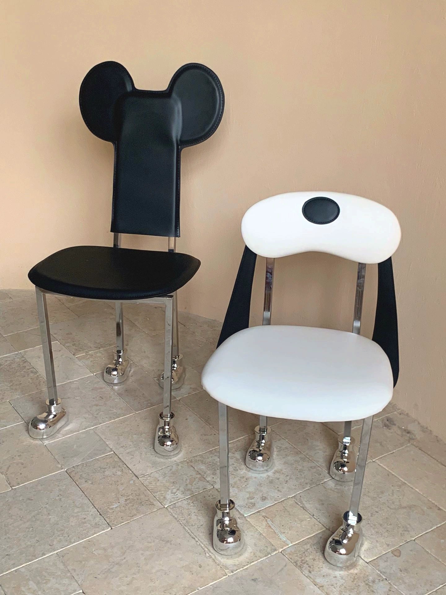 Hundestuhl mittelalterlicher cremefarbener Esszimmerstuhl Designer kreative Einfachheit Persönlichkeit Ins Popularmakeup Stuhl nach Hause 