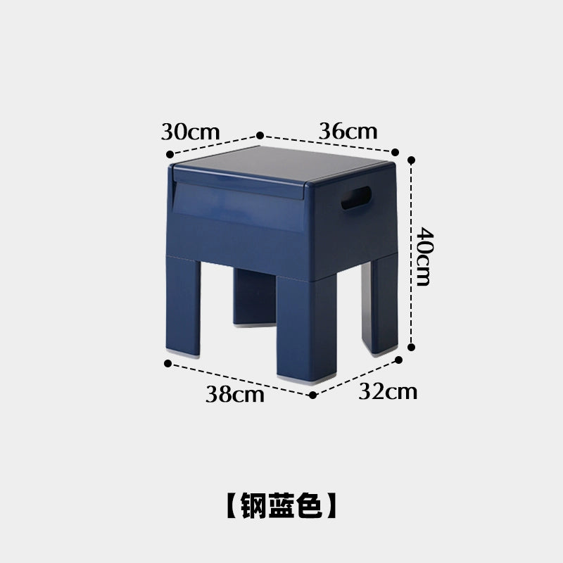Hocker mit Stauraum, für den Eingangsbereich, Schuhwechselhocker, mittelalterliche Ins Popular, kreativer niedriger Hocker, Ins Popularins 
