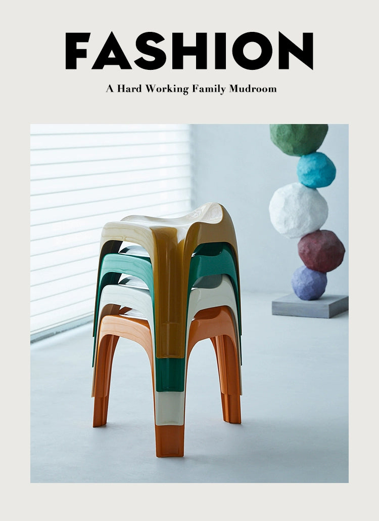 Kunststoffhocker stapelbar Creative Ins PopularSmall Hocker Home Modern Simple Shoe Bench Medieval 