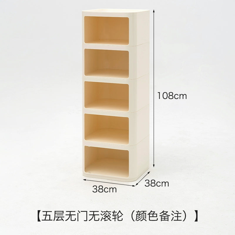 Beweglicher Nachttisch Einfacher mittelalterlicher Lagerschrank Ins Popularins Windregal Kleine Wohnung Seitenschrank 