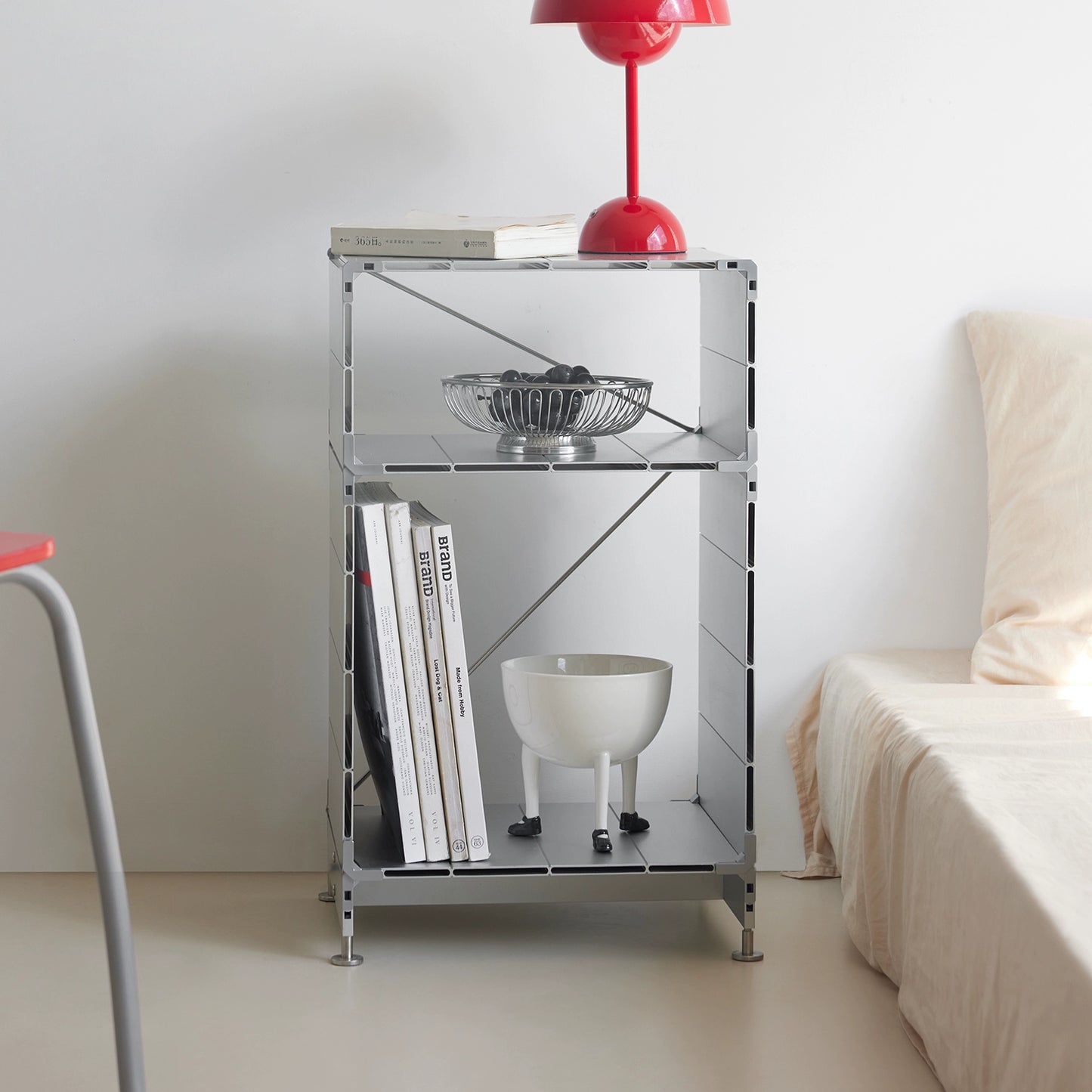 Koreanische Ins Wind Nachttisch Display Rack Fahrrad Lagerung Schrank Modul Kombination Dining Side Schrank Lagerung Metall Moderne 