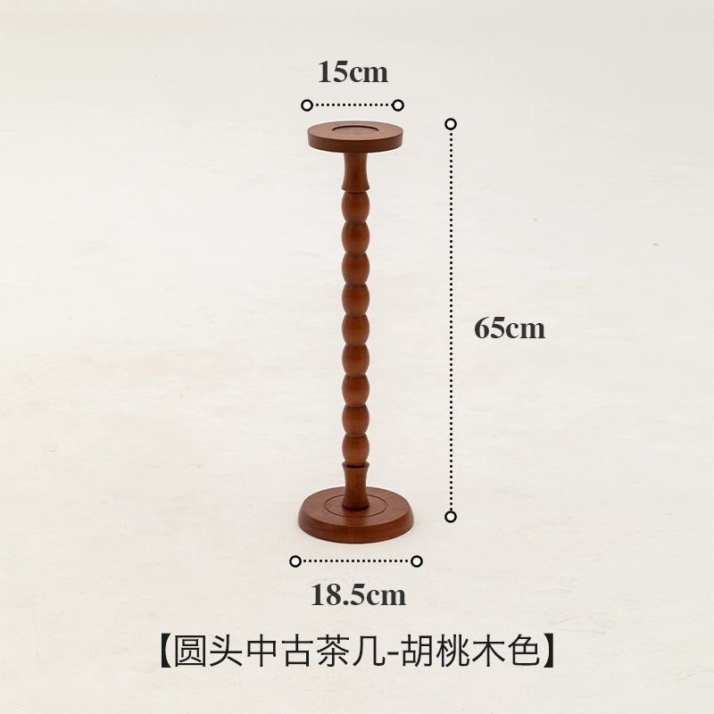 Kerzenhalter Couchtisch Mittelalterliche Seite Paar Wabi Wind Wohnzimmer Dekoration Massivholz Kreative Ins Schießen Requisiten 