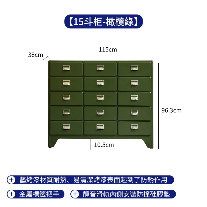 Metallschubladen, Kommodenschränke, Schlafzimmer an der Wand, Nachttische, mittelalterlicher Industriestil, Wohnzimmeraufbewahrung 