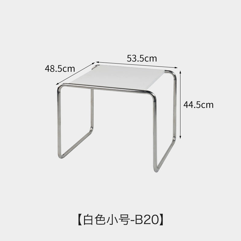 Aligned Chio B10 Side Table Sofa Coffee Table Simple Modern Shelf Korean Ins PopularIns Style Square Table