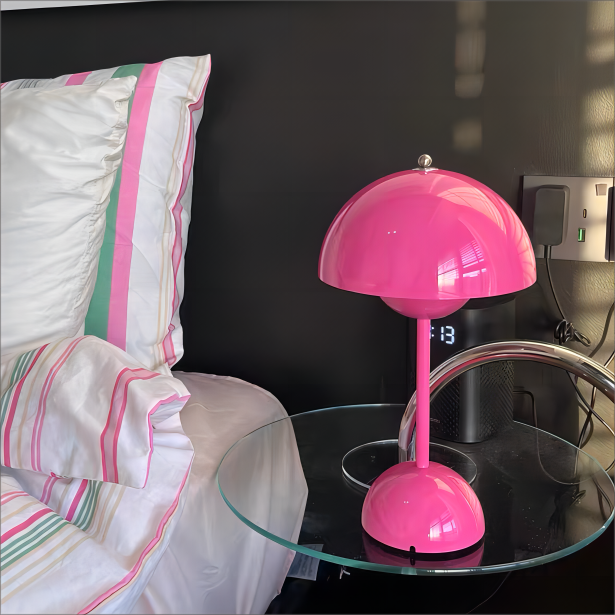 Dänische dekorative Tischlampe Nordic einfache Retro Ins Beliebte Nachttischlampe Ins mittelalterliche Knospen-Umgebungslampe 