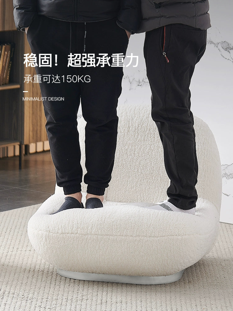 Nordic Lazy Sofa Chair Designer Creative Sydney Cashmere Minimalist Leisure Single Chair Ins Popular Single Sofa