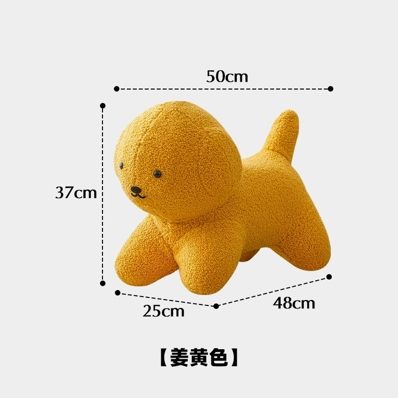 Welpenhocker Haushalt Kinder Niedriger Hocker Niedlich Kreative Ins Beliebte Wohnzimmer Tür Schuhhocker Lammwolle 