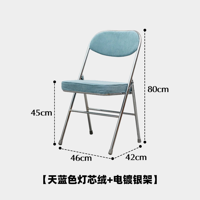 Retro restaurant stuhl antike cord klappstuhl Ins Popularcafe alten rückenlehne esszimmerstuhl 