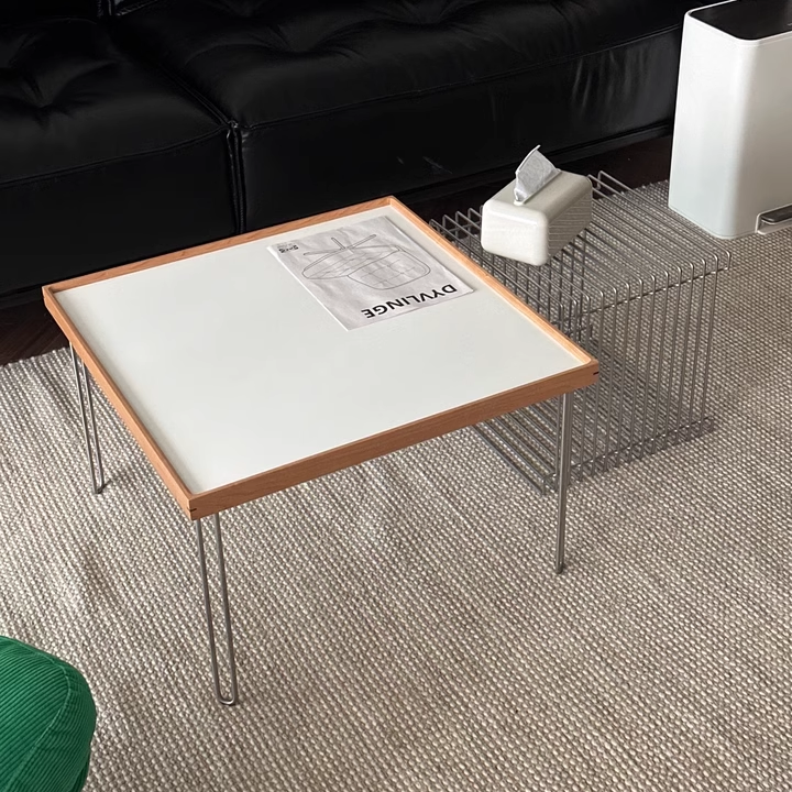 Massivholz Kaffee Tisch Bauhaus Medieval Dopamin Seite Paar Ins PopularCreative Ins Wind Bett Kleine Tisch 