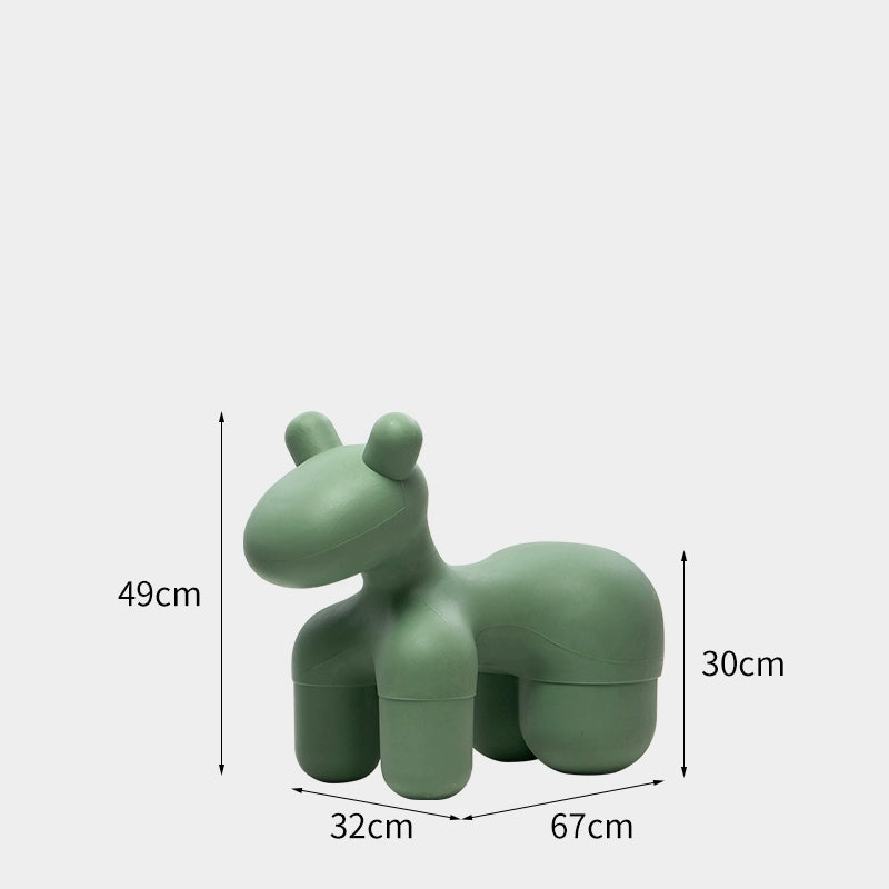 Pony Stuhl Cartoon Kinder Niedriger Hocker Kreative Tier Schuhwechselhocker Internet Prominente Ins Nordic Hocker Hause 
