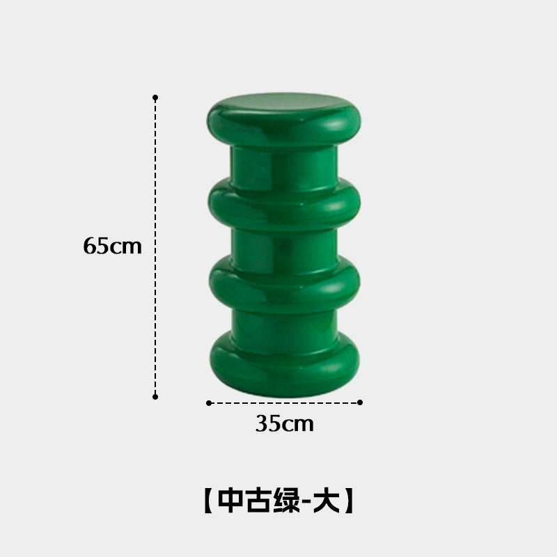 Kleiner Hocker aus Kunststoff, mittelalterlicher Schuhhocker, Designer, kreativer Couchtischhocker, robuster und langlebiger niedriger Hocker für den Haushalt 