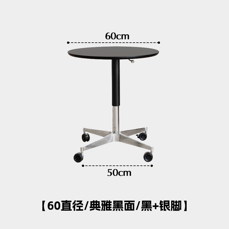 Heben retro kaffee tisch einfache kleine wohnung kaffee tisch kleine runde tisch abnehmbare büro computer tisch 