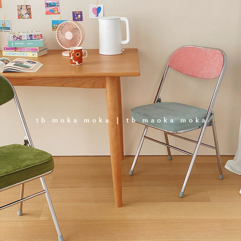 Retro restaurant stuhl antike cord klappstuhl Ins Popularcafe alten rückenlehne esszimmerstuhl 