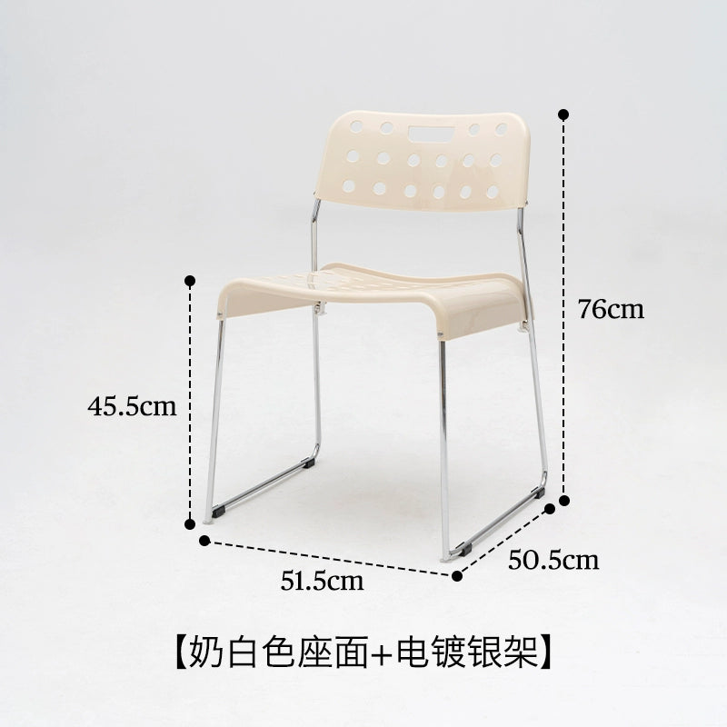 Koreanischer Höhlenstuhl, mittelalterlicher Esszimmerstuhl, lässiger Stuhl mit Kunststoffrücken, Ins Popularins Empfangsverhandlungsstuhl 