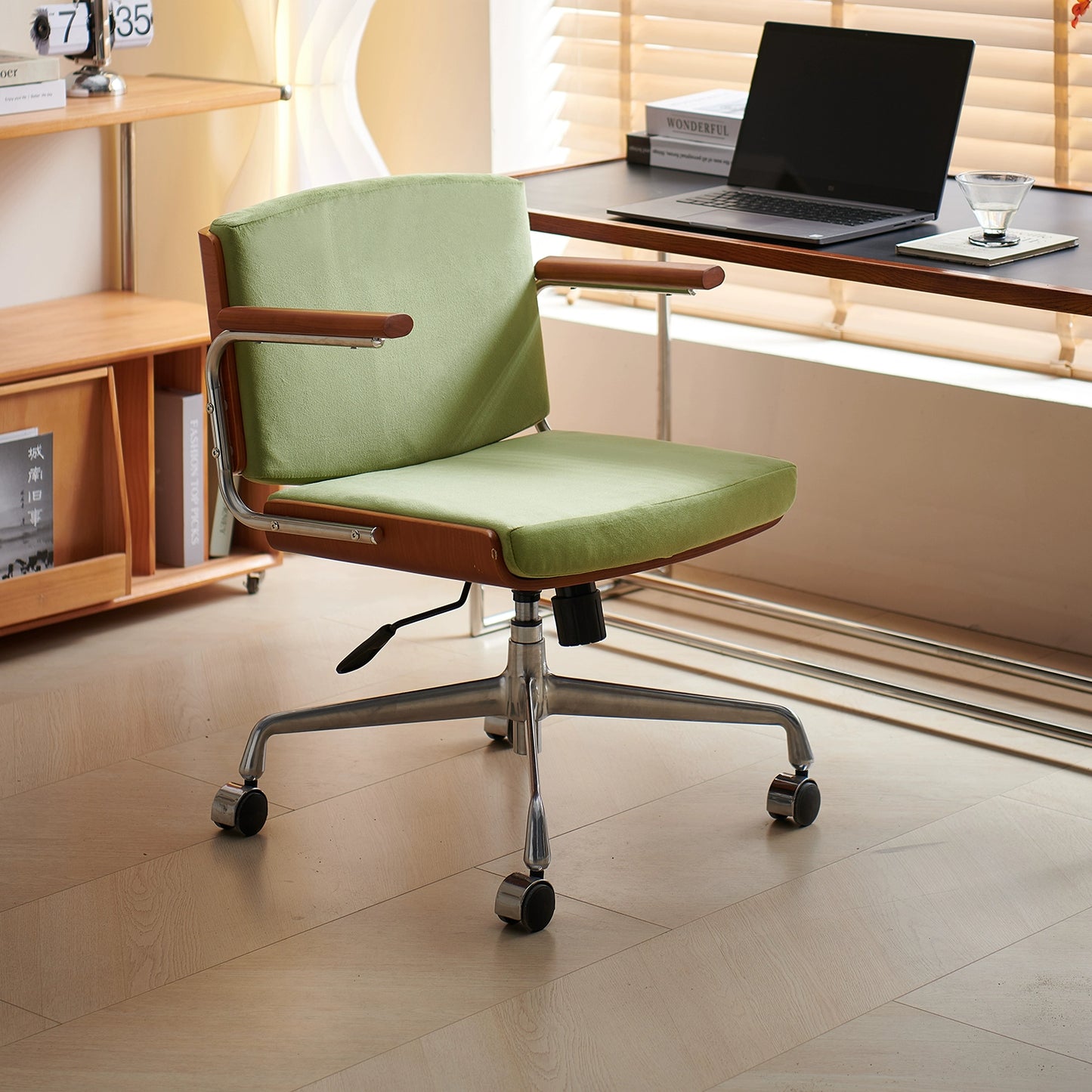 Hebe Computer Bürostuhl Beweglicher Lernschreibtischstuhl Sitzender bequemer Freizeitsitz Licht Luxus 