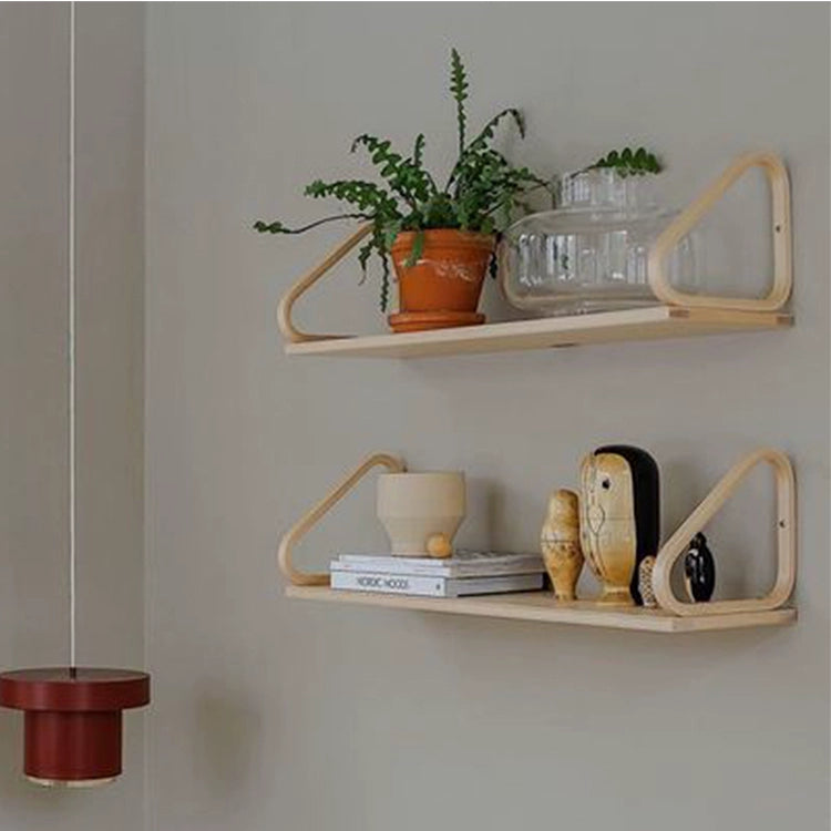 Mittelalterliches Massivholzregal Wandeingang Eingangswand Hängendes Bücherregal Desktop-Aufbewahrungsbrett 