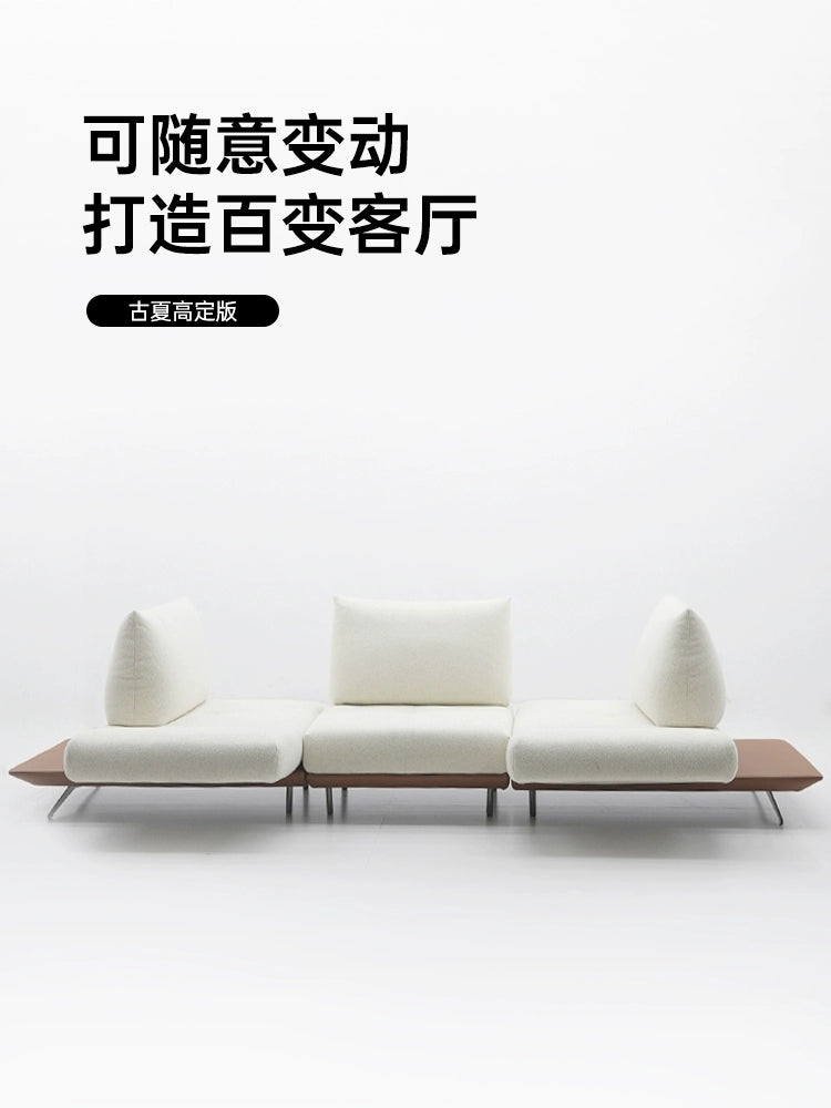 Modern Minimalist Dynamic Island Sofa New Original Living Room Multifunctional Rotary Adjustable Module Combination Sofa