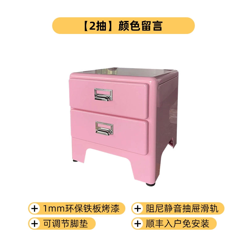 Retro Schubladenschrank mittelalterlicher Industriestil Japanischer Ins Dekorativer Spind Haushaltswohnzimmer Metallseitenschrank 