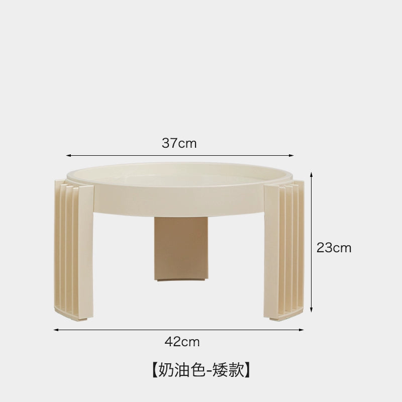 Mittelalterlicher kreativer Couchtisch aus Kunststoff, Ins-Kombinations-Couchtisch, für den Haushalt, Wohnzimmer, niedriger Tisch, Sofa, Beistelltisch 