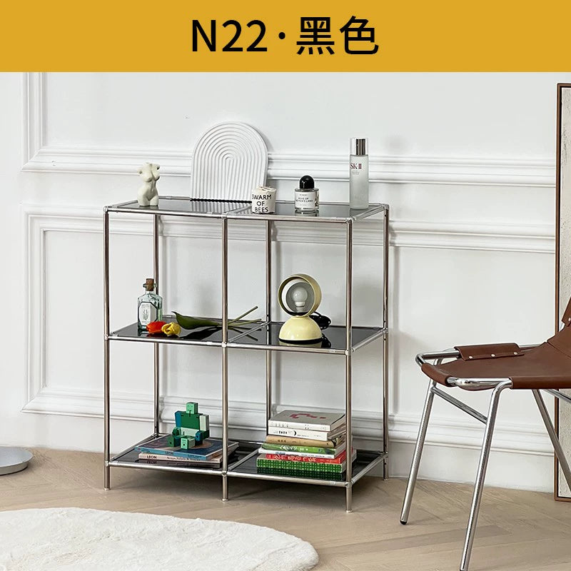 Koreanische Ins Windschutzscheibe Regal Blogger Haushalt Einfache Edelstahl Display Regal Bücherregal Display 