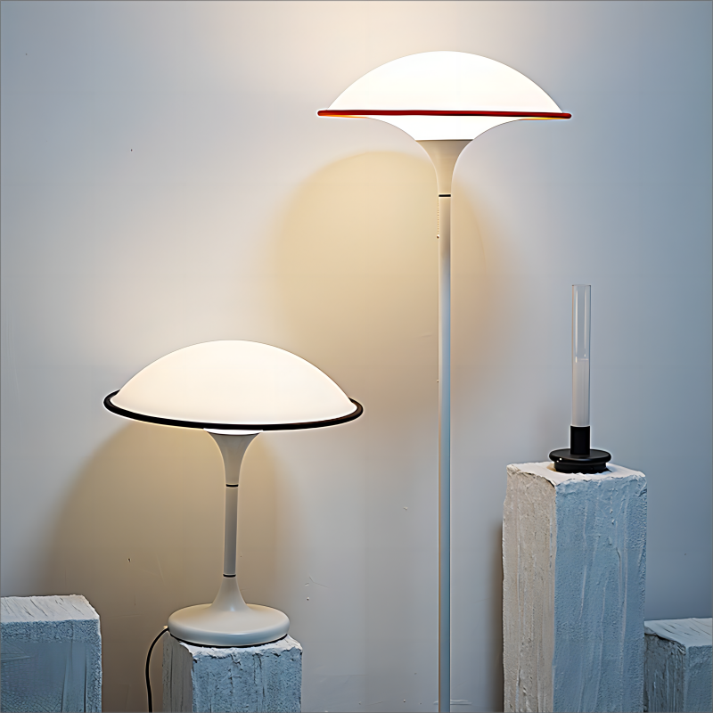 Nordische fliegende Untertassenlampe, mittelalterliche Stehlampe, französische Creme, Retro-Nachttischlampe, Restaurant-Atmosphäre, Kronleuchter 