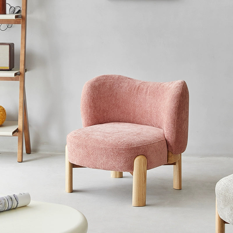 Mittelalterliches Einzelsofa Stoff Balkon Freizeitstuhl minimalistischer Internet-Promi Fauler Stuhl moderner Wohnzimmer Einzelstuhl 